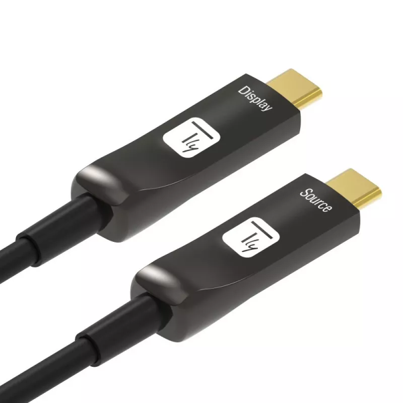 Cabo USB Techly ICOC-U3C-HY-030 30 m USB-C preto