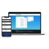 Pen USB cifrada iStorage datAshur BT IS-FL-DBT-256-64, 64 GB, USB 3.2 Gen 1, autenticação por smartphone via Bluetooth, cifragem por hardware AES-XTS de 256 bits, autenticação de dois fatores por SMS, pronta para gestão remota