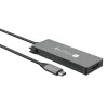 Hub USB-C 4 em 1 Techly IUSB32C-HUB4HPD, estação de acoplamento USB 3.2 Type-C, 2x USB-A, 1x USB-C, HDMI