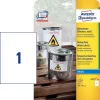 Etiqueta autocolante retangular AVERY J4775-10