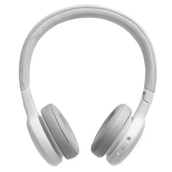 JBL Live 400BT Auscultadores sem fios de arco chamadas/música Bluetooth branco
