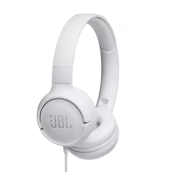 JBL Tune 500 BRANCO, com fios, 20 - 20000 Hz, música, 148 g, auscultadores, branco
