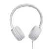 JBL Tune 500 JBLT500WHT auscultadores supra-auriculares, com fio, microfone, cabo plano antiemaranhamento, brancos