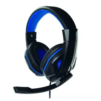 Headset Steelplay HP41 com fios arco de cabeça gaming preto, azul