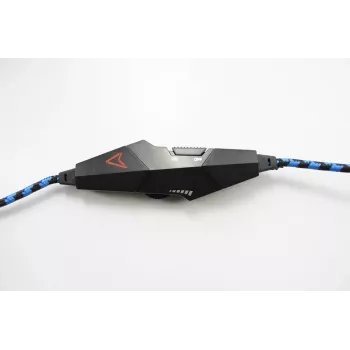 Headset Steelplay HP41 com fios arco de cabeça gaming preto, azul