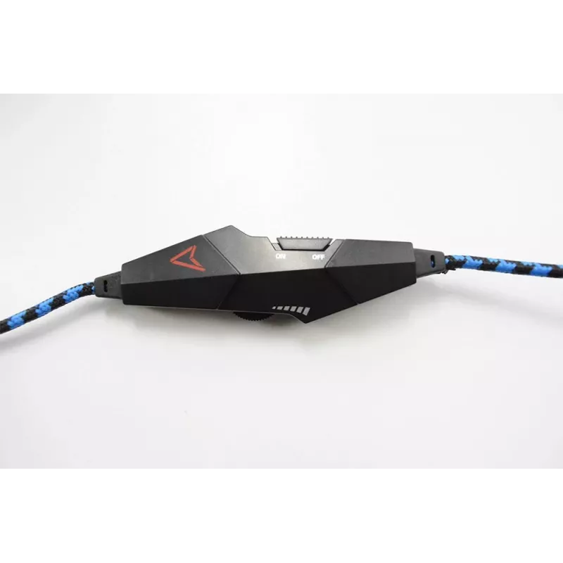 Headset Steelplay HP41 com fios arco de cabeça gaming preto, azul