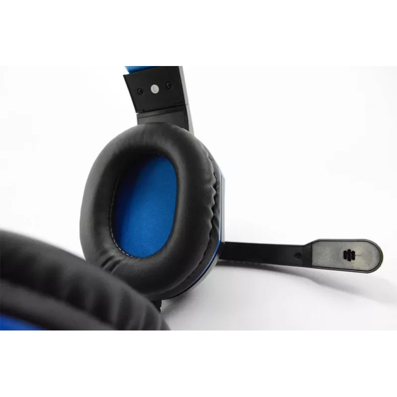 Headset Steelplay HP41 com fios arco de cabeça gaming preto, azul