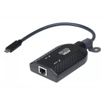 Adaptador KVM ATEN USB-C Virtual Media KA7183-AX USB teclado rato preto