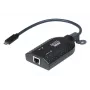 Adaptador KVM ATEN USB-C Virtual Media KA7183-AX USB teclado rato preto