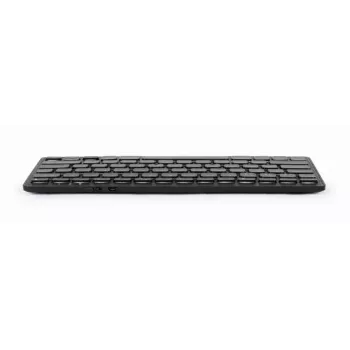 Teclado Gembird KB-BTRGB-01-DE Universal Bluetooth QWERTZ alemão preto