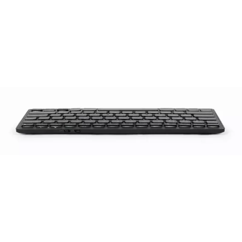 Teclado Gembird KB-BTRGB-01-DE Universal Bluetooth QWERTZ alemão preto