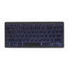 Teclado Gembird KB-BTRGB-01-DE Universal Bluetooth QWERTZ alemão preto