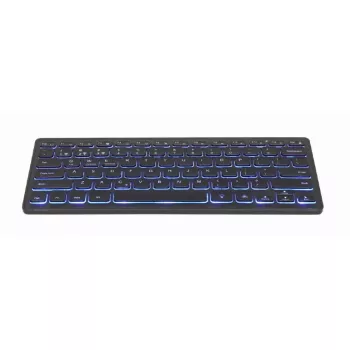 Teclado Gembird KB-BTRGB-01-DE Universal Bluetooth QWERTZ alemão preto