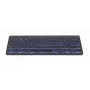 Teclado Gembird KB-BTRGB-01-DE Universal Bluetooth QWERTZ alemão preto