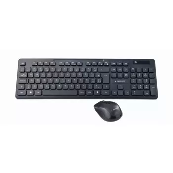 Teclado e rato Gembird KBS-WCH-03-DE Universal RF Wireless QWERTZ alemão preto