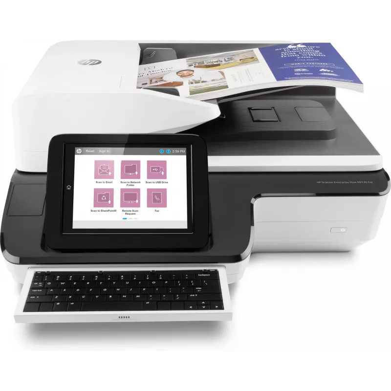 Scanner de mesa e ADF HP Scanjet Enterprise Flow N9120 fn2 600 x 600 DPI A3 preto, branco