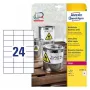 Etiqueta autoadesiva para impressora Avery L4718-20