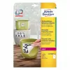 Etiqueta retangular autoadesiva Avery Zweckform L4775REV-20 — branco, permanente, 210×297 mm, 20 folhas