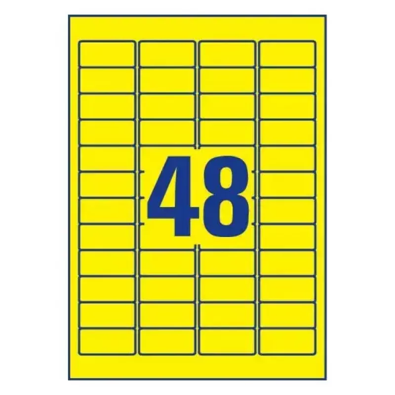 Etiqueta autoadesiva retangular Avery L6103-20