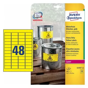 Etiqueta autoadesiva retangular Avery L6103-20