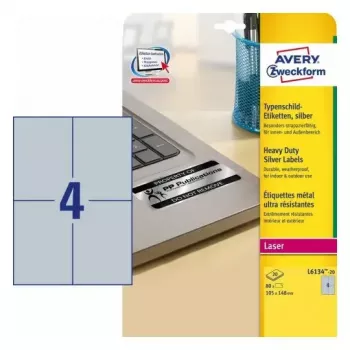 Etiqueta autocolante para impressora Avery L6134-20