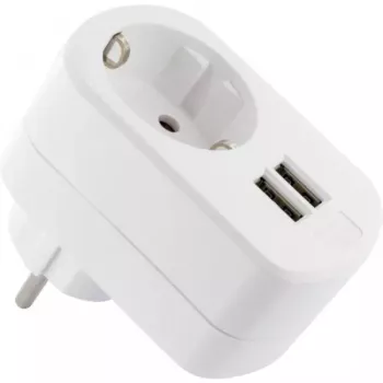 Adaptador de ficha de rede Type F Schwaiger LAD240532