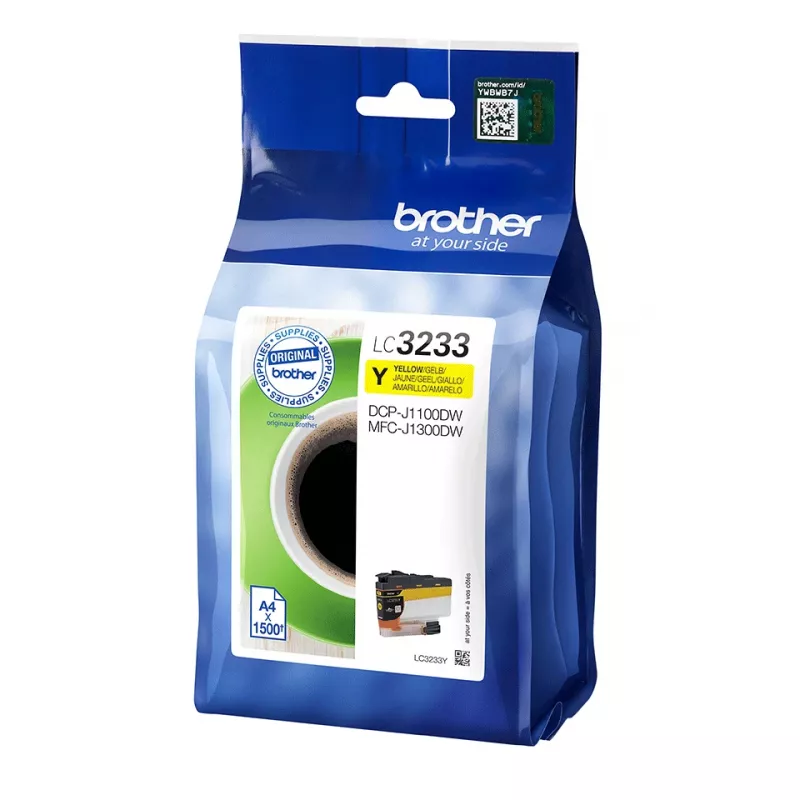 Tinteiro Brother LC-3233Y amarelo 1500 páginas DCP-J1100DW/MFC-J1300DW