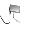 Microconnect LIGHT-HUB4 Hub de interfaces Lightning 480 Mbit/s prateado