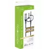Cabo USB Schwaiger LKU 100 1,5m USB 2.0 A Micro-USB B preto prateado