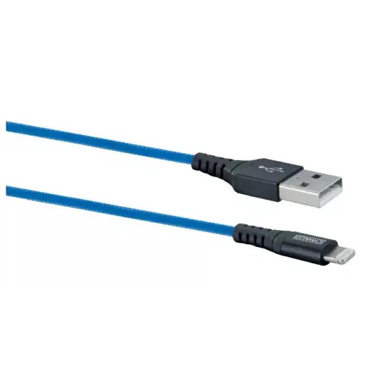 Cabo para telemóvel Schwaiger LPRO440 501 USB A Lightning 1,2 m azul
