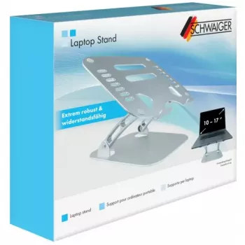 Suporte para portátil Schwaiger LPS1720 513 prateado alumínio 50,8 cm