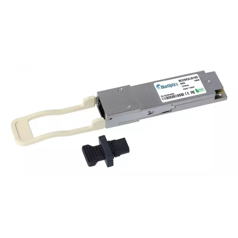 BlueOptics MMA1T00-VS-BO Transcetor QSFP56, 200GBASE-SR4, MPO/MTP, multimodo 850nm 100 m, compatível com Mellanox