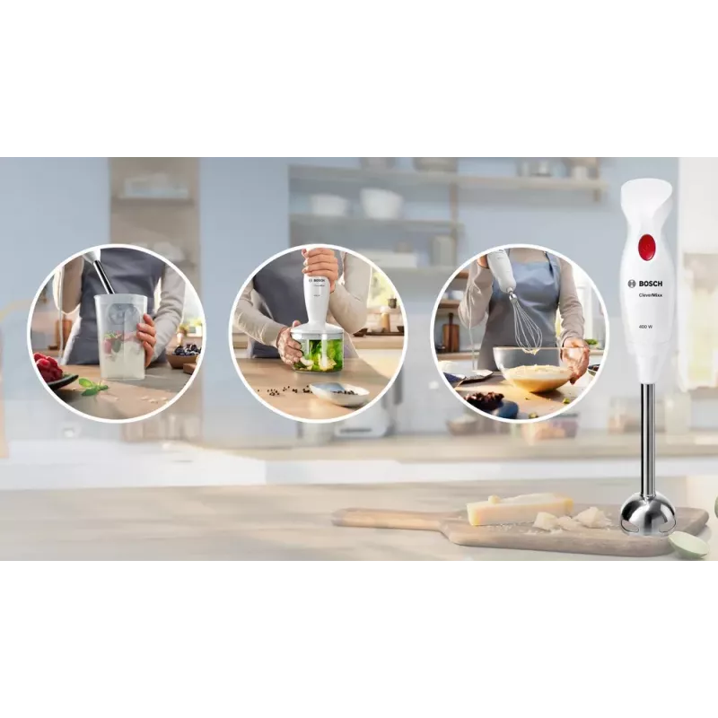 Batedeira de varas Bosch MSM24500 400 W vermelho, branco