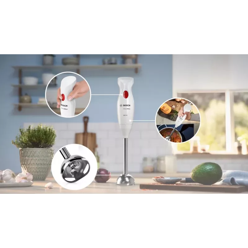 Batedeira de varas Bosch MSM24500 400 W vermelho, branco