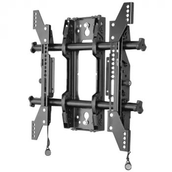 Suporte de parede inclinável com microajuste Chief Medium Fusion, coluna única