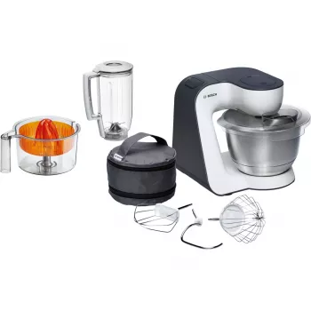 Robot de cozinha Bosch MUM5 Start Line 800 W 3,9 L laranja, prateado, transparente, branco