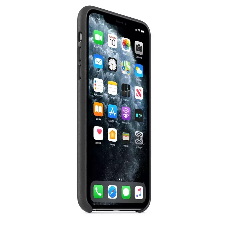 Capa Apple iPhone 11 Pro Max Leder Case preto