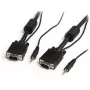 Cabo de vídeo VGA para monitor de alta resolução coaxial com áudio StarTech.com 5m HD15 M/M