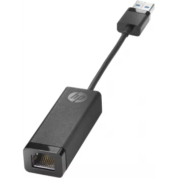 Adaptador HP USB 3.0 para Gigabit LAN, RJ-45, USB 2.0 Type-A, preto