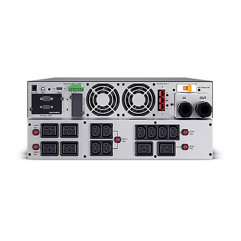 UPS CyberPower OLS4KERT4UA-IEC (fonte de alimentação ininterrupta) dupla conversão (online) 4 kVA 3800 W 15 saídas AC