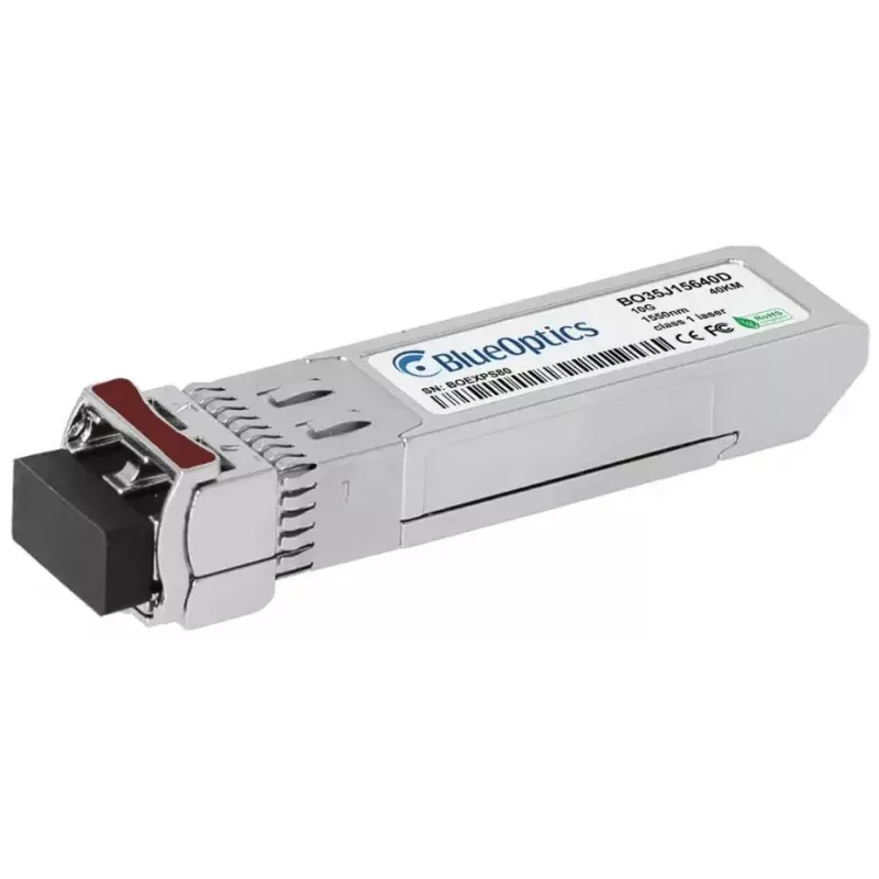 Módulo transceptor SFP+ BlueOptics PAN-SFP-PLUS-ER-BO 40000 nm alumínio