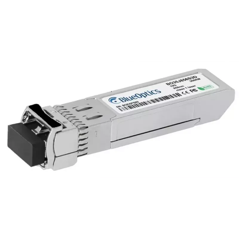 Módulo transceptor de fibra ótica BlueOptics PAN-T-S-PLUS-SR-BO SFP+ LC alumínio