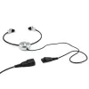 Auscultadores Grundig Swingphone 568 com fios sob o queixo preto, prateado
