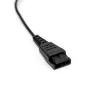 Auscultadores Grundig Swingphone 568 com fios sob o queixo preto, prateado