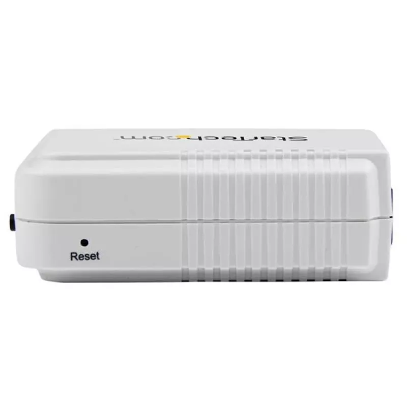 StarTech.com Servidor de impressão de rede USB Wireless N de 1 porta com porta Ethernet 10/100 Mbps – 802.11 b/g/n