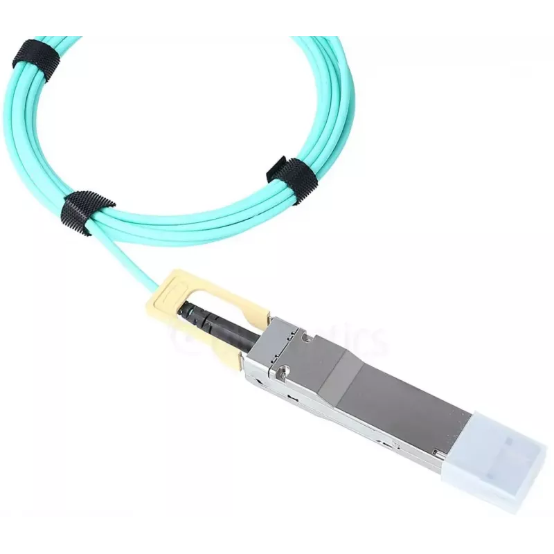 Cabo de fibra ótica InfiniBand BlueOptics QDD-400G-AOC-3M-BO 3 m QSFP-DD macho