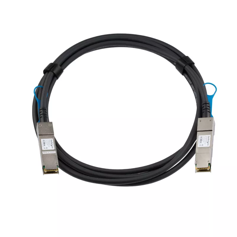 Cabo Twinax de ligação direta StarTech.com compatível com Juniper QFX-QSFP-DAC-3M 3 m 40G QSFP+ para QSFP+ - DAC de cobre QSFP+ 40GbE 40 Gbit/s módulo transceptor passivo de baixo consumo DAC