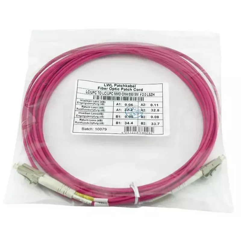 Cabo de fibra ótica InfiniBand BlueOptics QK733A-BO 2 m 2x LC violeta