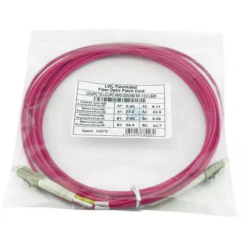 Cabo de fibra ótica InfiniBand BlueOptics QK734A-BO 5 m LC OM4