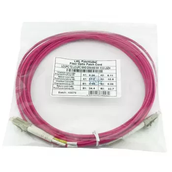 Cabo de fibra ótica InfiniBand BlueOptics QK736A-BO 30 m LC violeta